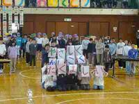 ５年生「はい! 受け継いで!」